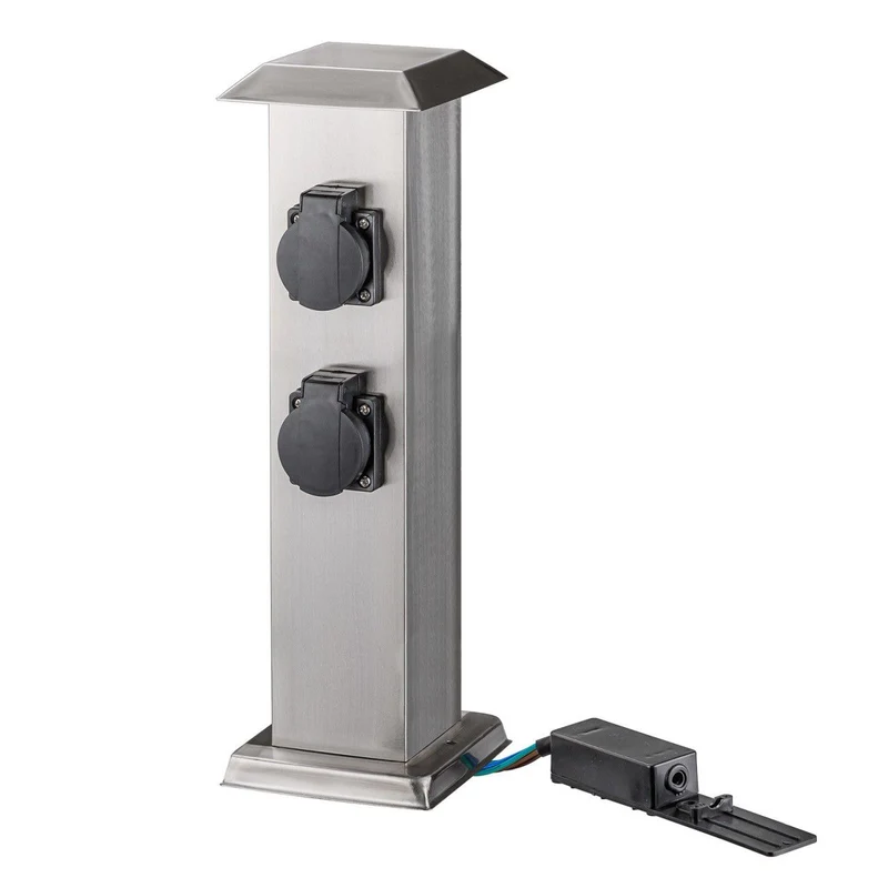 Gartensteckdosensäule Steckdosensäule Gartensteckdosen 4 Steckdosen
