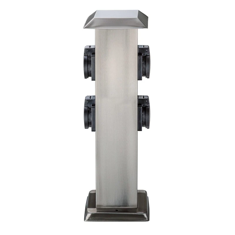 Gartensteckdosensäule Steckdosensäule Gartensteckdosen 4 Steckdosen
