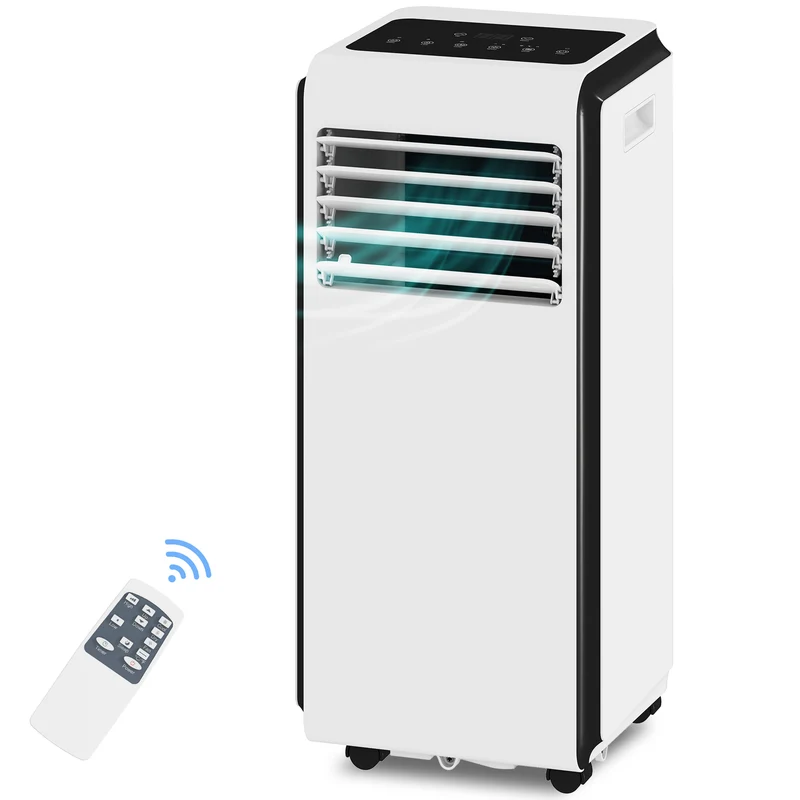 9000 BTU 4-in-1 Portable AC, Energy Efficient & Quiet Cooling for Room up to 28 m2