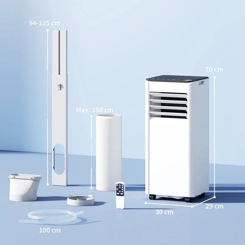 SmartCool 4-in-1 Portable AC with WiFi, 5000 BTU & Energy Saving for Room up to 18 m2