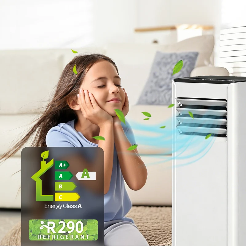 SmartCool 4-in-1 Portable AC with WiFi, 5000 BTU & Energy Saving for Room up to 18 m2
