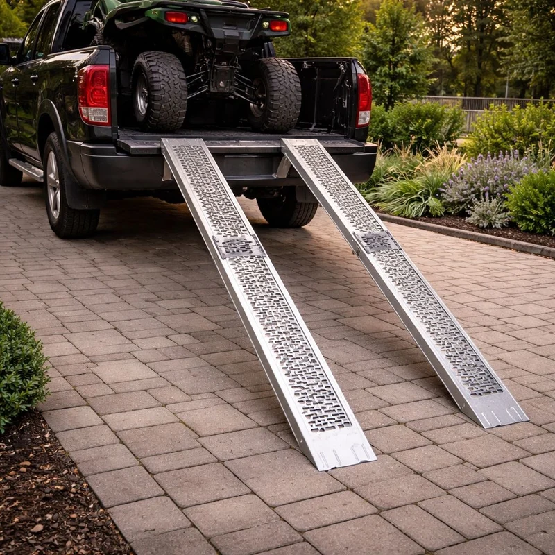 2x Auffahrrampe Rampe Laderampe Auffahrschiene 180cm Anhänger