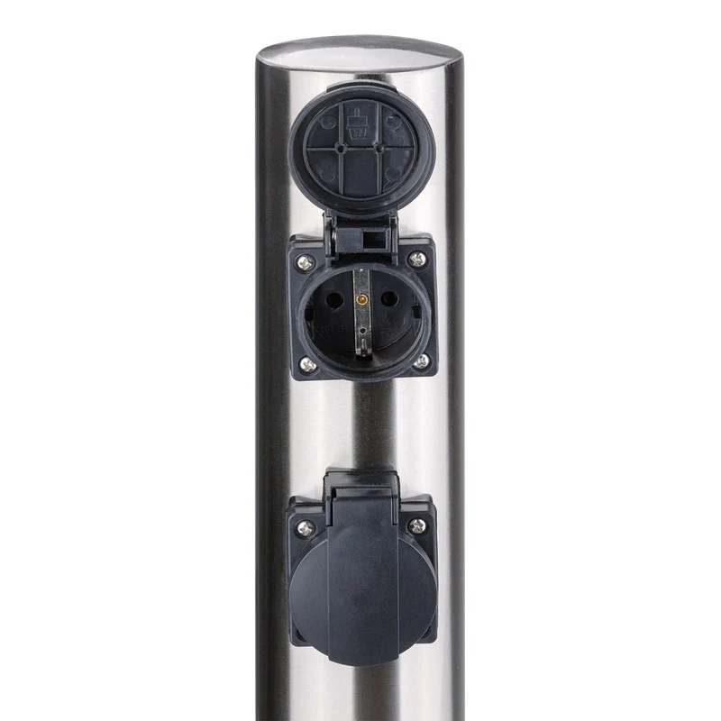 Gartensteckdosensäule Steckdosensäule Gartensteckdosen 4 Steckdosen