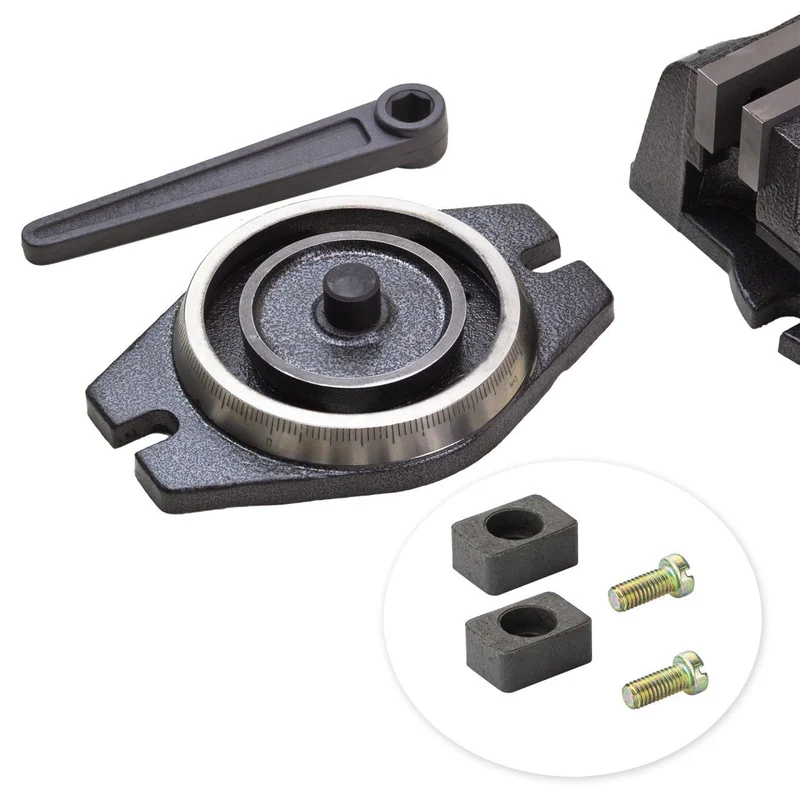 Präzisions Schraubstock 100mm Maschinenschraubstock Drehteller