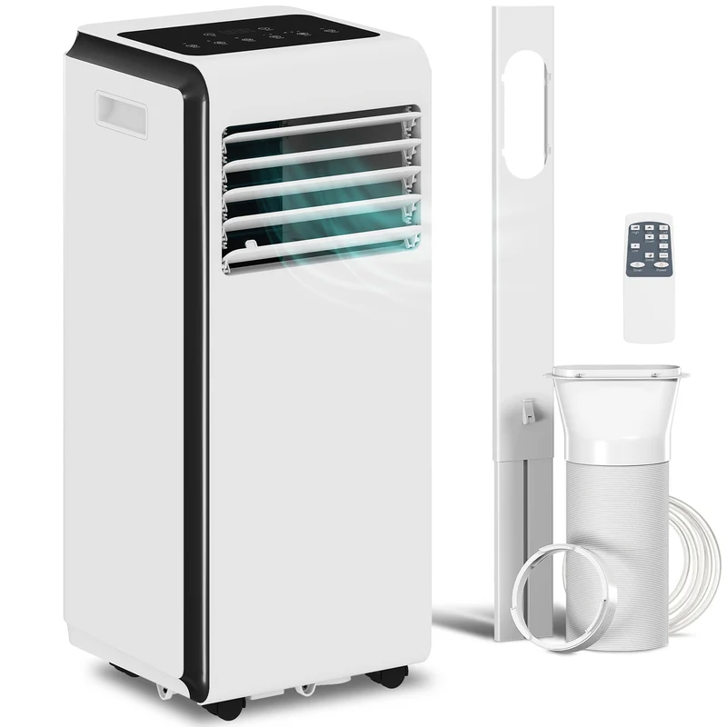 7000 BTU Portable Air Conditioner, 4-in-1 Portable AC with Timer & Remote Control
