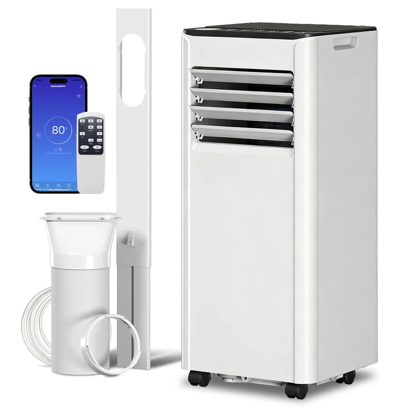 SmartCool 4-in-1 Portable AC with WiFi, 9000 BTU & Energy Saving for Room up to 28 m2