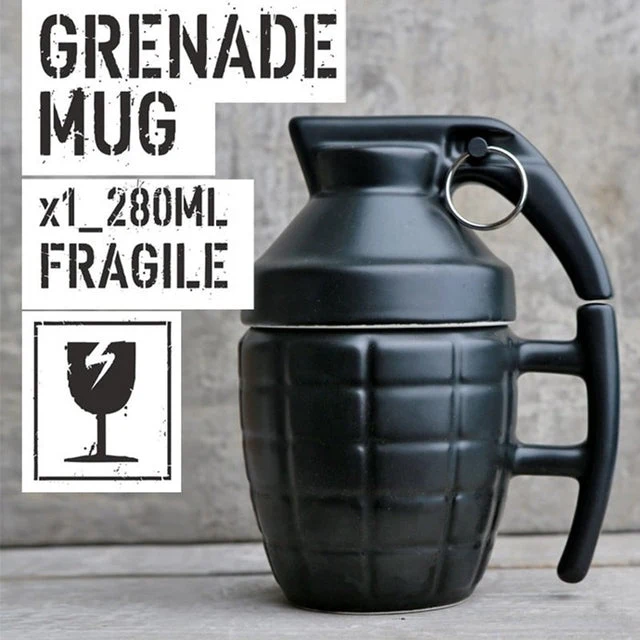 Skanto | Keramiktasse mit Granatapfelmotiv