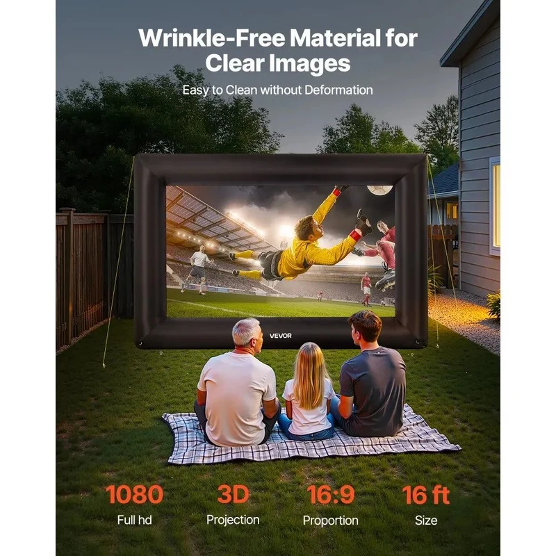 XXL Aufblasbare Projektionsleinwand Outdoor Kino Leinwand Gebläse