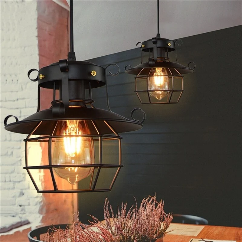 Skanto | Retro Antike Industrielle Deckenlampe