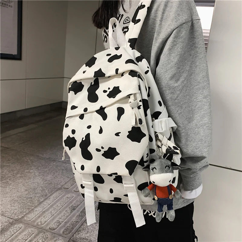 Fun Kuh-Muster Rucksack Karnz