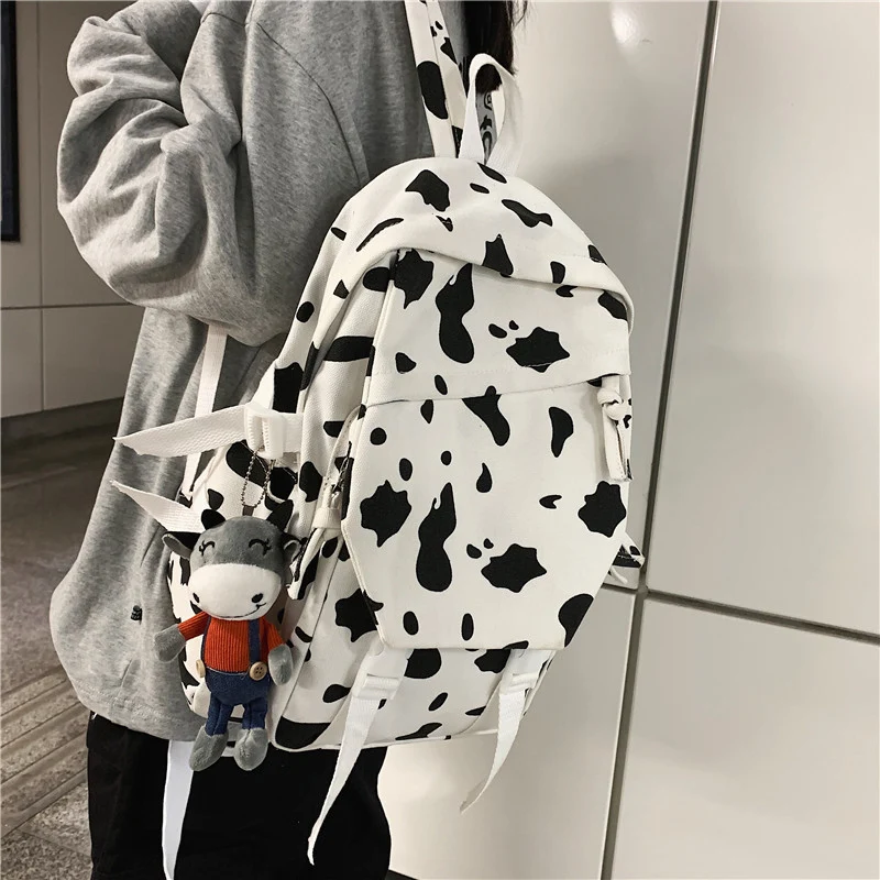 Fun Kuh-Muster Rucksack Karnz