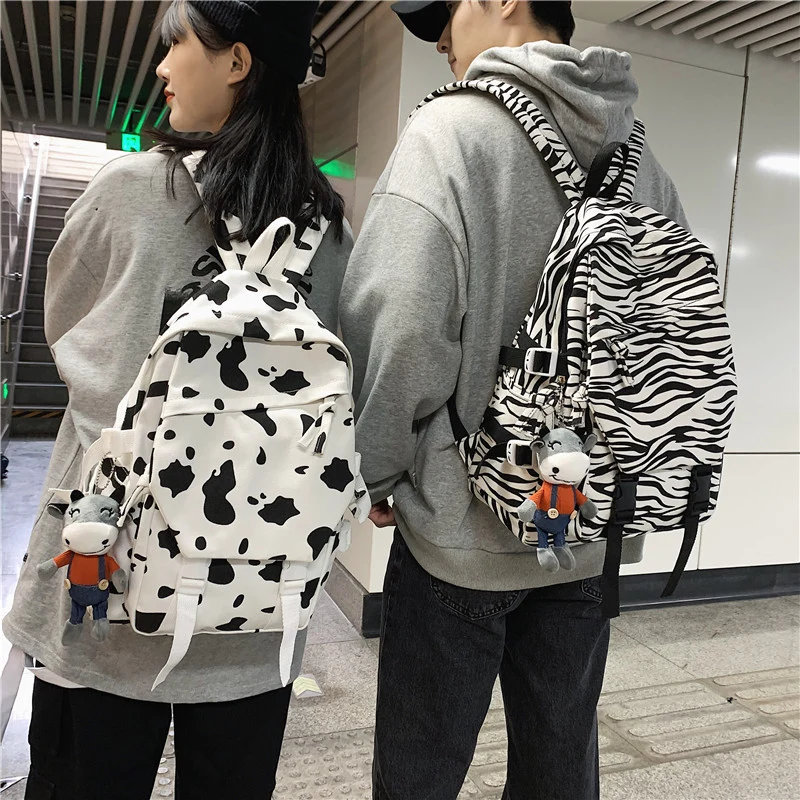 Fun Kuh-Muster Rucksack Karnz