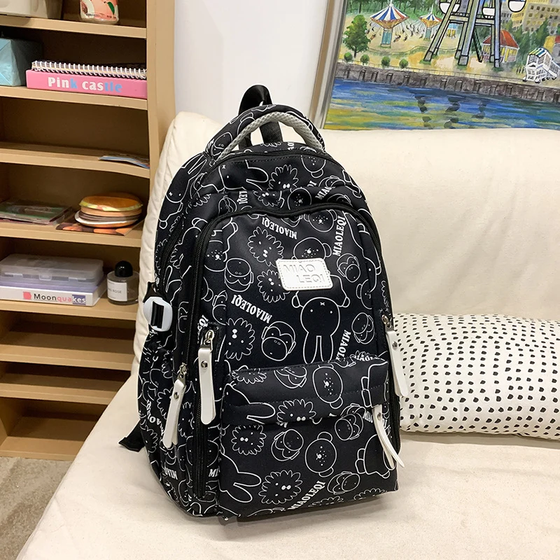 Spaß Charakter Druck Rucksack Karnz