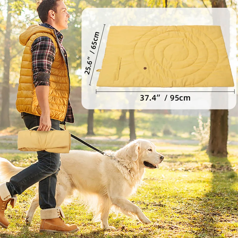 Skanto | Faltbare wasserdichte tragbare Hundeautositzmatte Hundecampingmatte