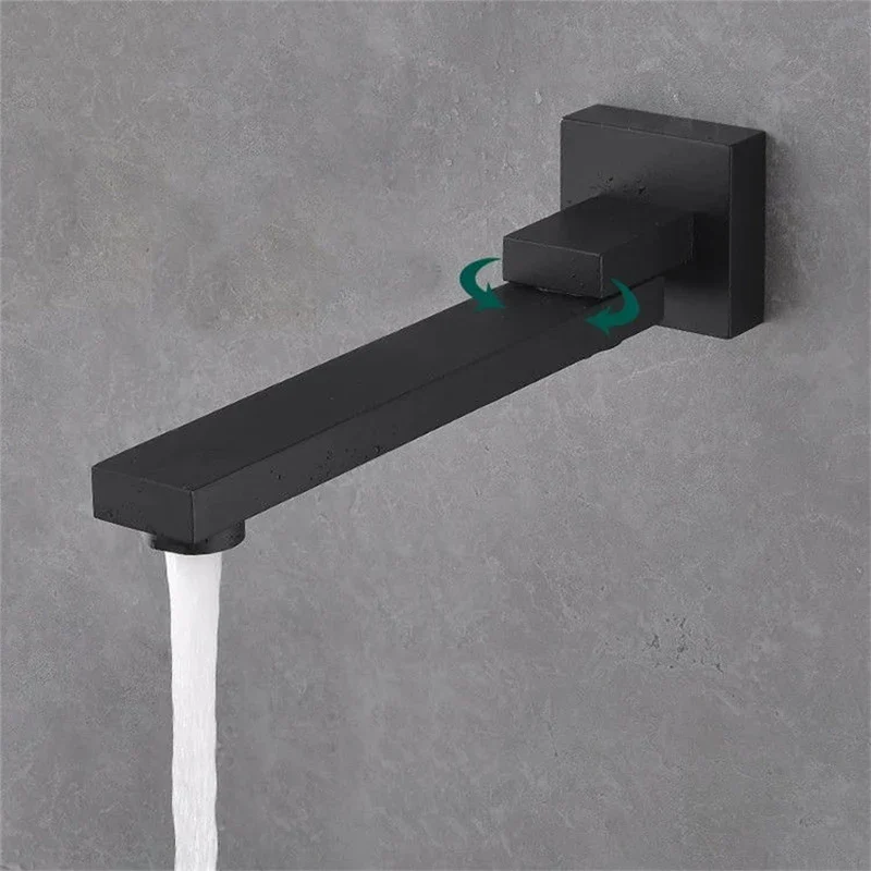 Skanto | Wandmontierter klappbarer Wasserhahn – Hochwertiger Edelstahlhahn mit modernem Design