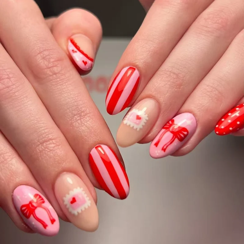 Dekorative Nagelkunst