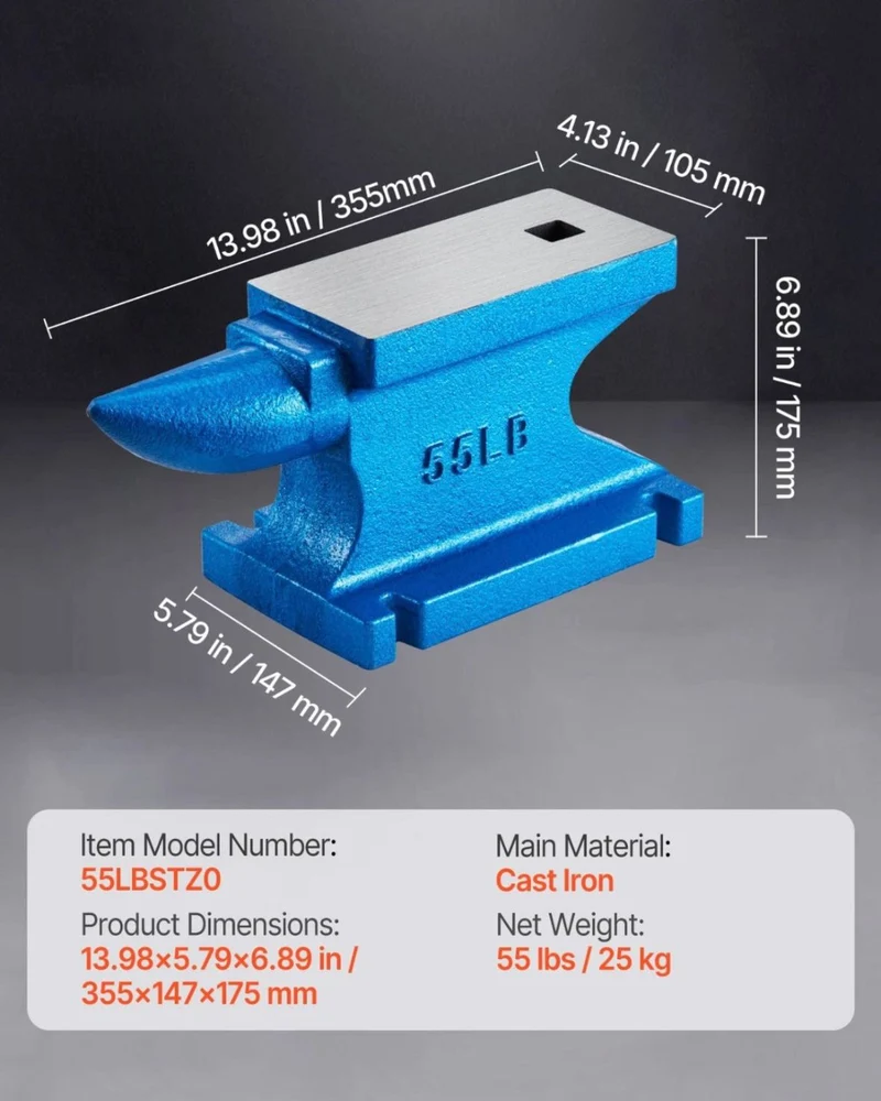 Amboss 25 kg Gusseisen Schmiede Werkzeug