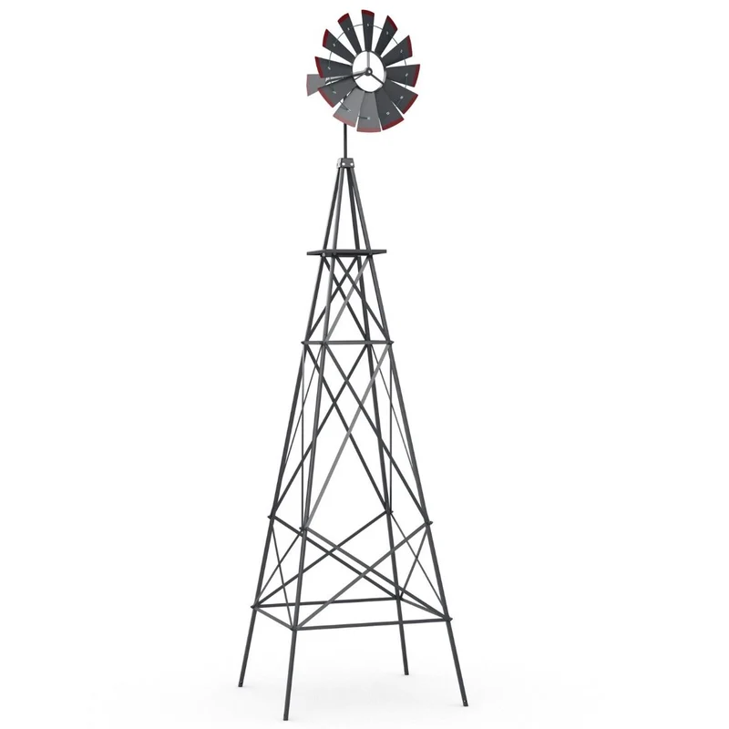 Windrad 253cm Windmühle Deko Gartendeko Garten