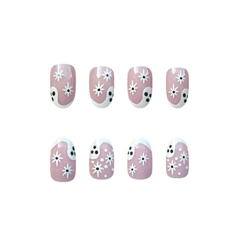 Künstlerisches Press-On Nagelset
