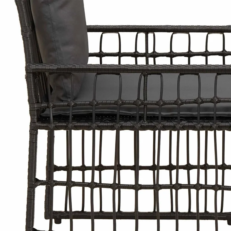 4tlg Gartenmöbel Set Rattan Lounge Sitzgruppe Garten Terrasse