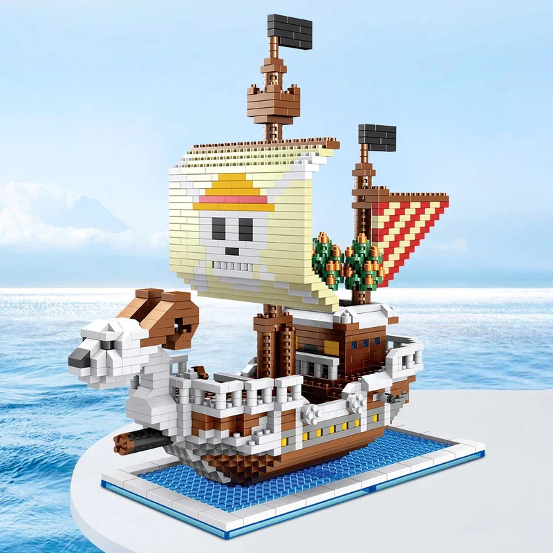 Skanto | DIY Navigationsschiff Bauspielzeug, Piratenschiff Dekoration Lernspielzeug, Geschenke für Jungen und Mädchen