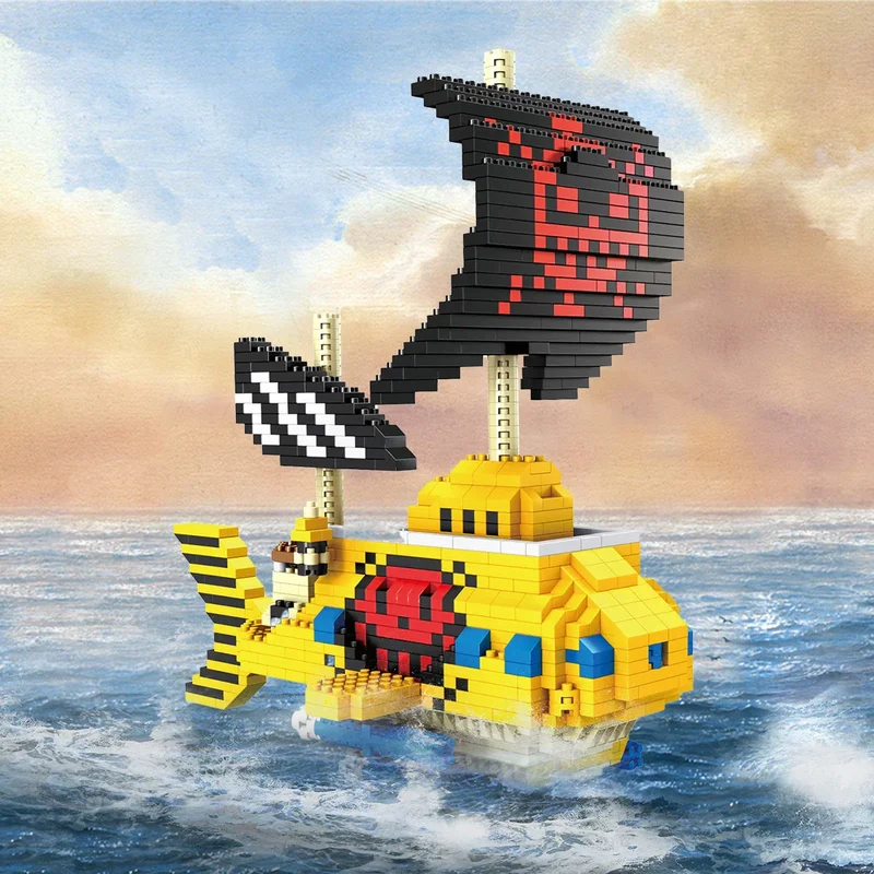 Skanto | DIY Navigationsschiff Bauspielzeug, Piratenschiff Dekoration Lernspielzeug, Geschenke für Jungen und Mädchen