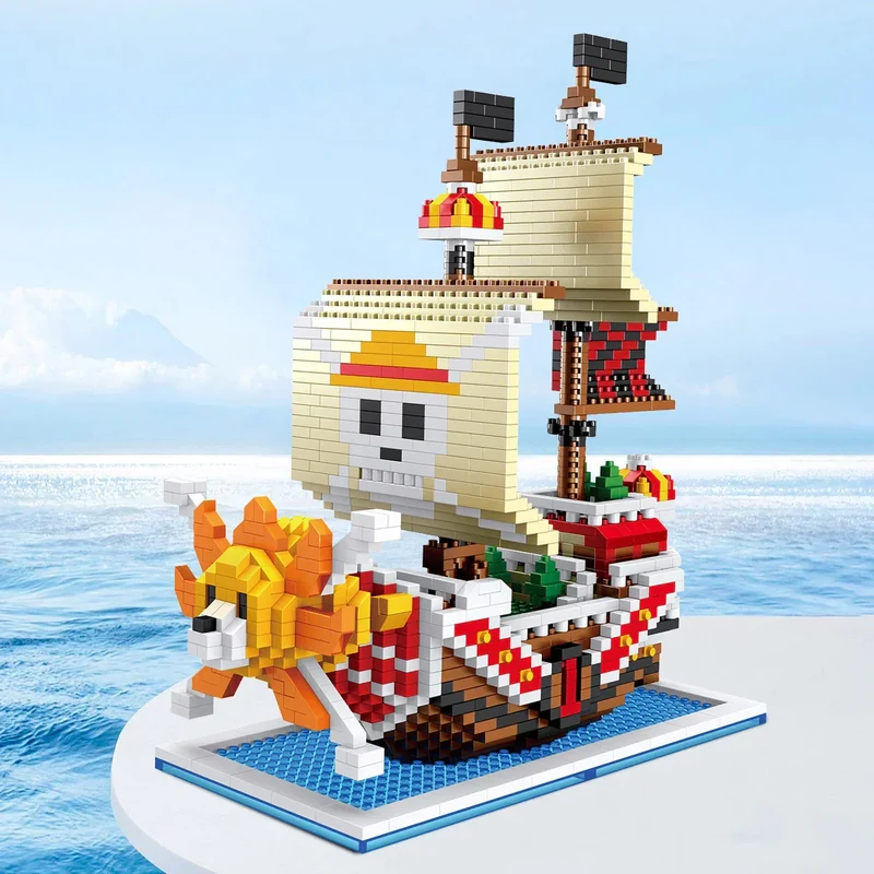 Skanto | DIY Navigationsschiff Bauspielzeug, Piratenschiff Dekoration Lernspielzeug, Geschenke für Jungen und Mädchen