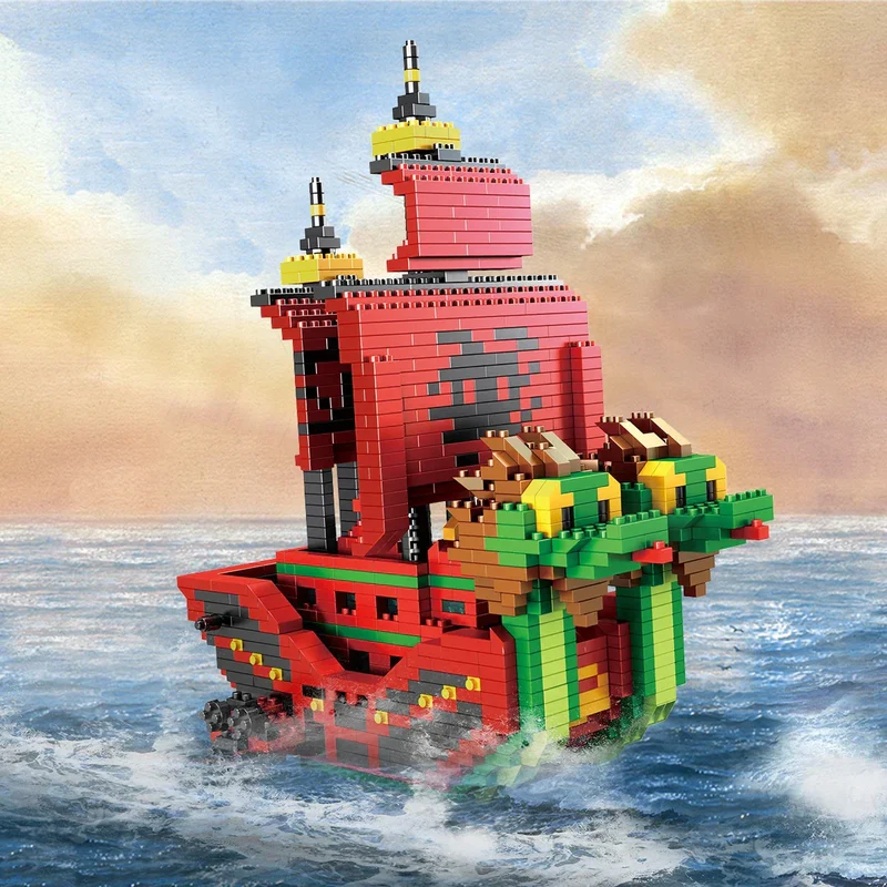 Skanto | DIY Navigationsschiff Bauspielzeug, Piratenschiff Dekoration Lernspielzeug, Geschenke für Jungen und Mädchen