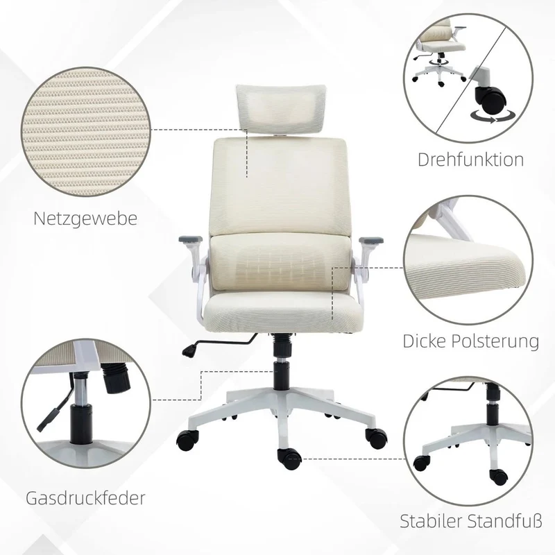 Stuhl Bürostuhl Ergonomisch Schreibtischstuhl Büro Sessel