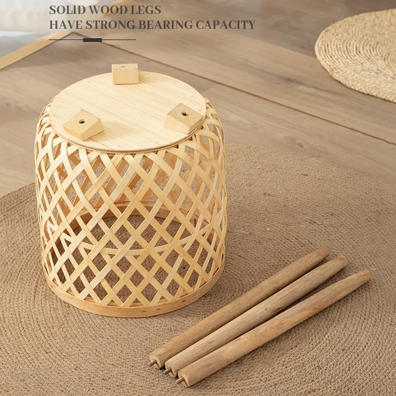 Skanto | Handgemachter Bambus-Blumentopf mit Ständer, Pflanzen- und Blumenpräsentationsregal, DIY-Aufbewahrung, Pflanzenaufsätze für Kinder, Heimdekoration