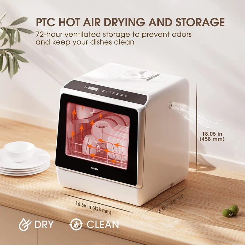 This portable, compact dishwasher is perfect for tiny spaces.