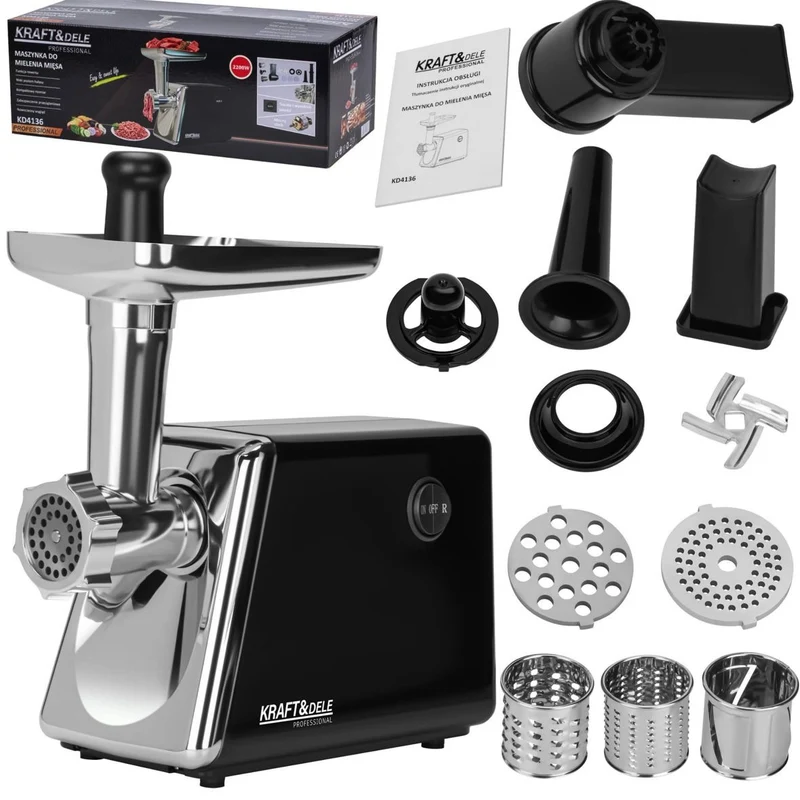 Fleischwolf 2200W Wolf Fleisch Fleischmaschine Wurstmaschine