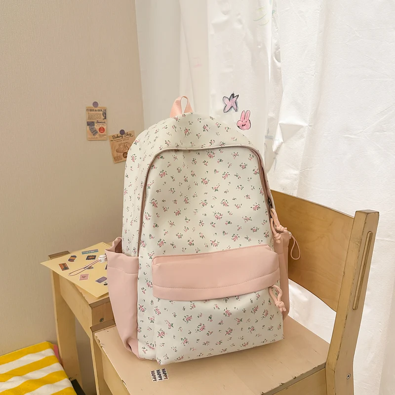 Blumenmuster Casual Rucksack Karnz