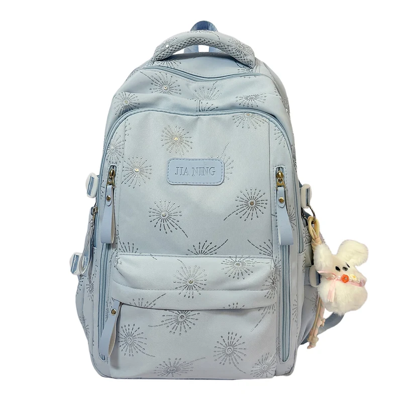 Blumenmuster-Rucksack mit verstellbaren Trägern Karnz