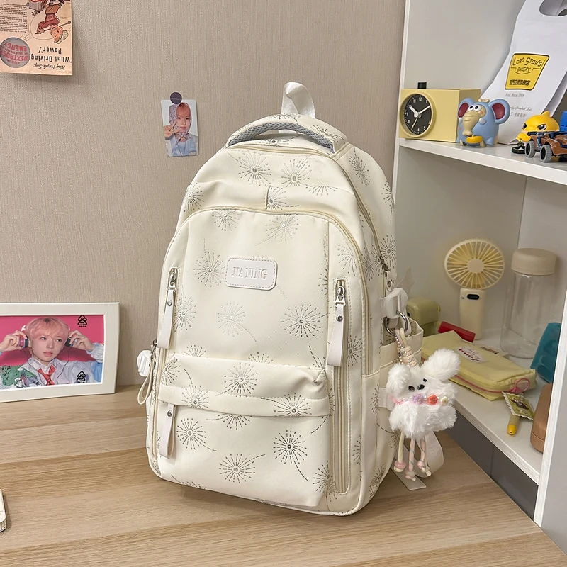 Blumenmuster-Rucksack mit verstellbaren Trägern Karnz