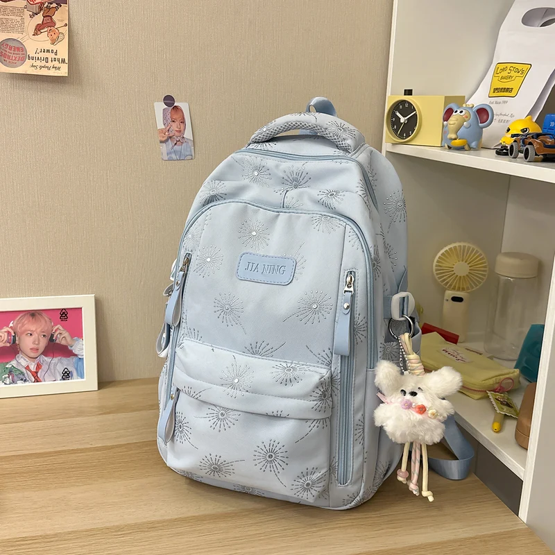 Blumenmuster-Rucksack mit verstellbaren Trägern Karnz