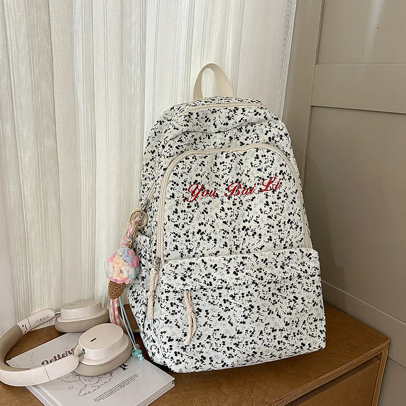 Florales Print Freizeit Rucksack Karnz
