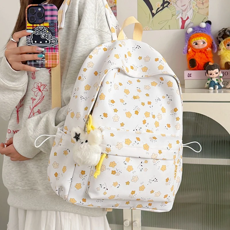 Blumenmuster Freizeit Rucksack Karnz