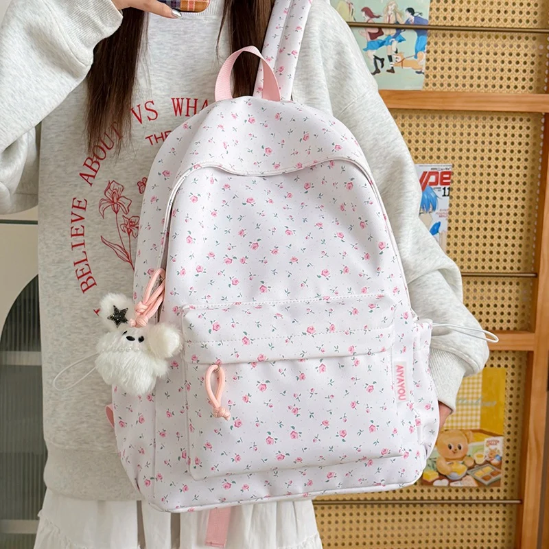 Blumenmuster Freizeit Rucksack Karnz