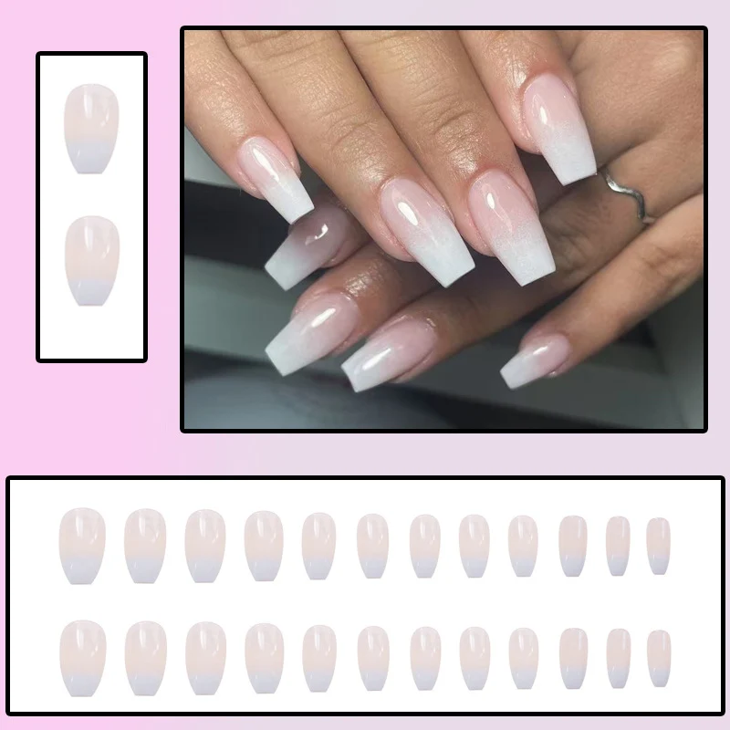 Ombré Acryl-Nagelerweiterungen