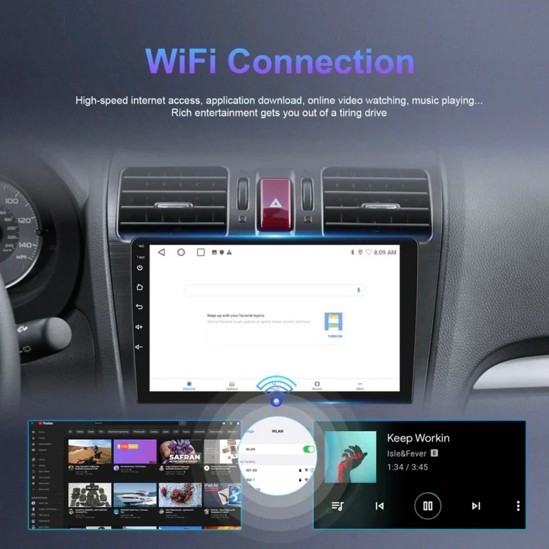Android 15 2+64G Autoradio CarPlay GPS für VW Golf 7 VII MK7 2012-2017