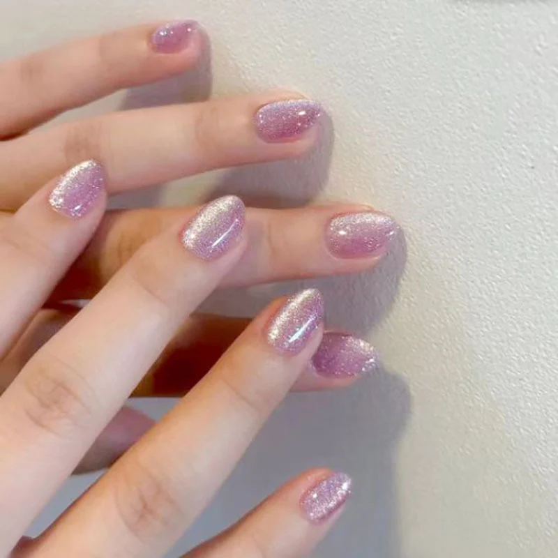 Glitzernde Press-On Nagelset