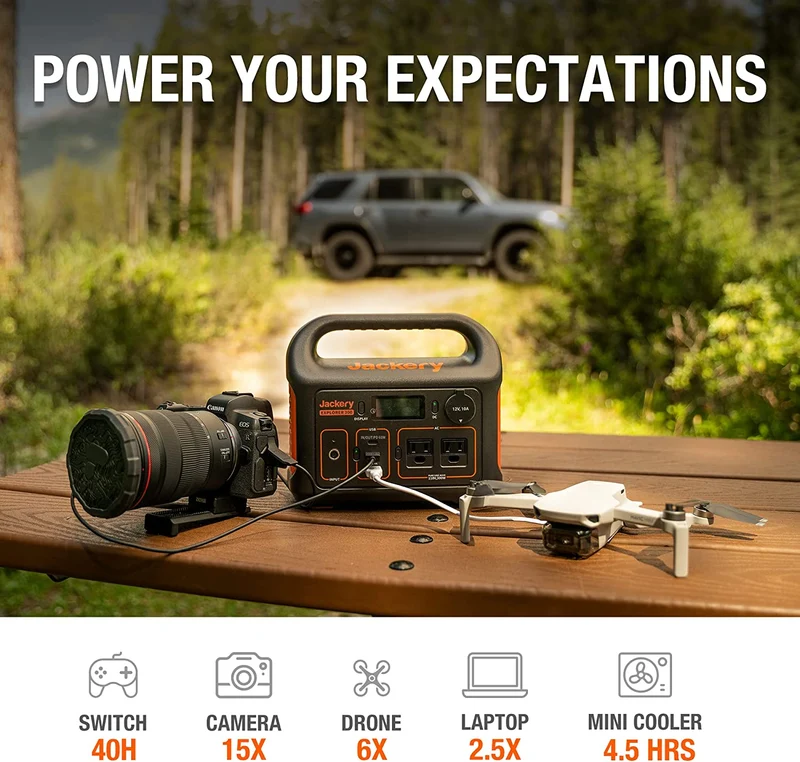 A portable power station for the modern explorer, never be without power again.