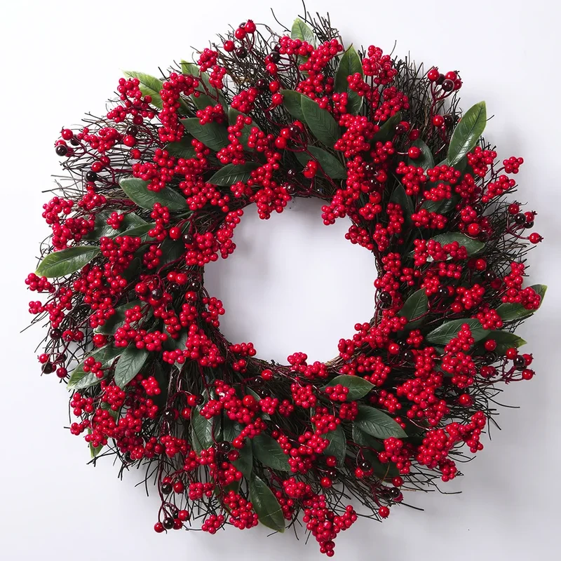 Skanto | Roter Beeren-Weihnachtskranz