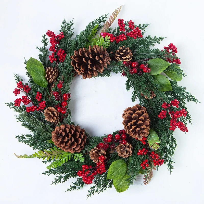 Skanto | Roter Beeren-Weihnachtskranz