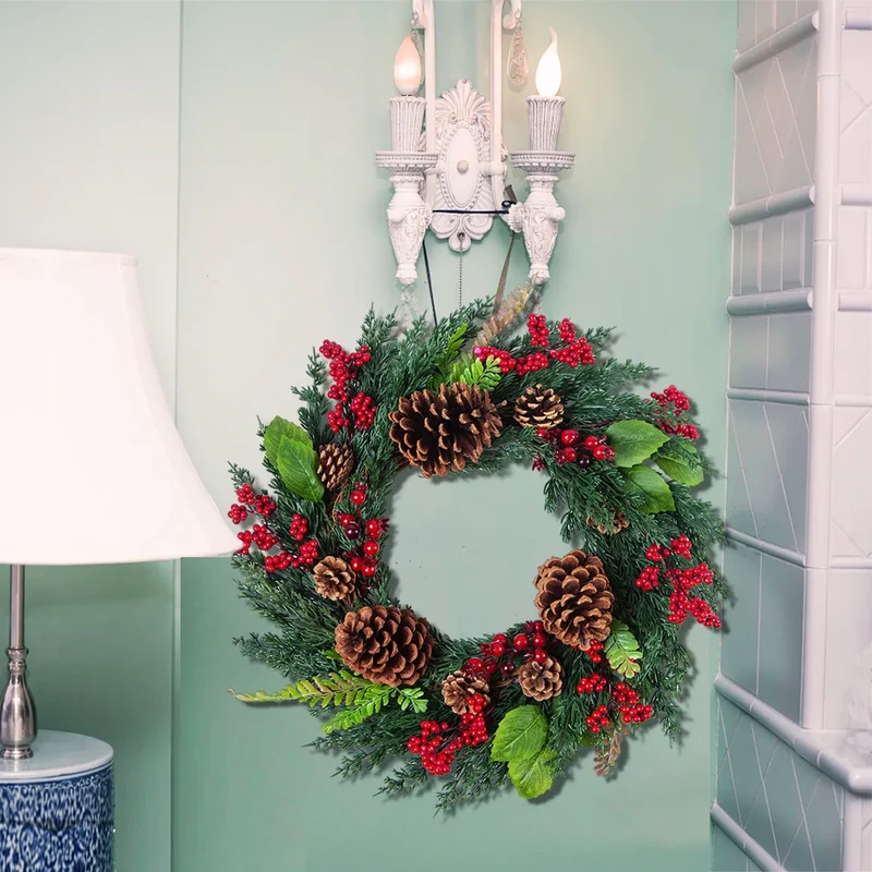 Skanto | Roter Beeren-Weihnachtskranz