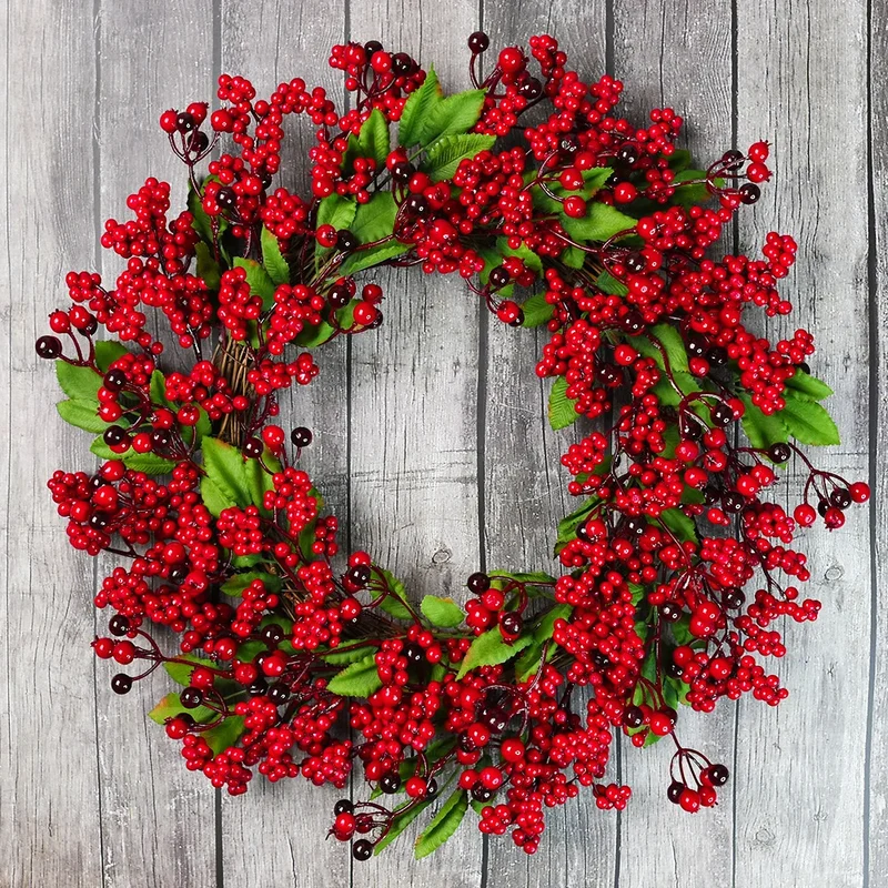 Skanto | Roter Beeren-Weihnachtskranz