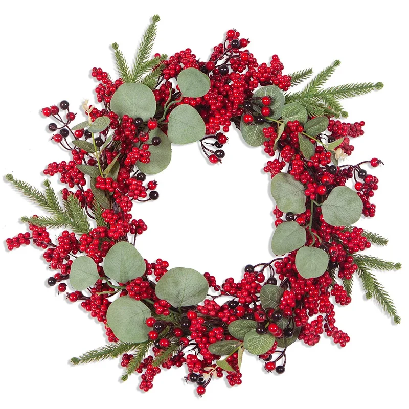 Skanto | Roter Beeren-Weihnachtskranz