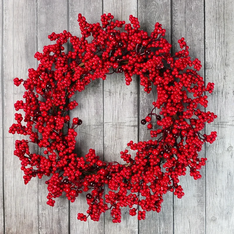 Skanto | Roter Beeren-Weihnachtskranz