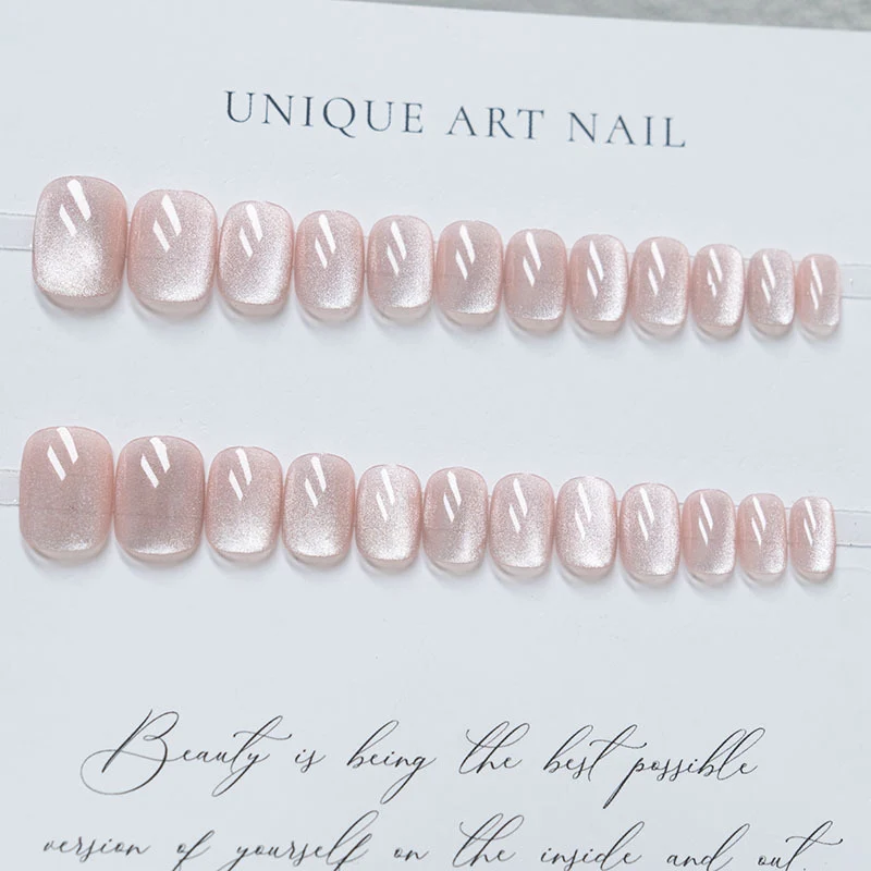 Press-On Nagelkunst mit glänzendem Finish